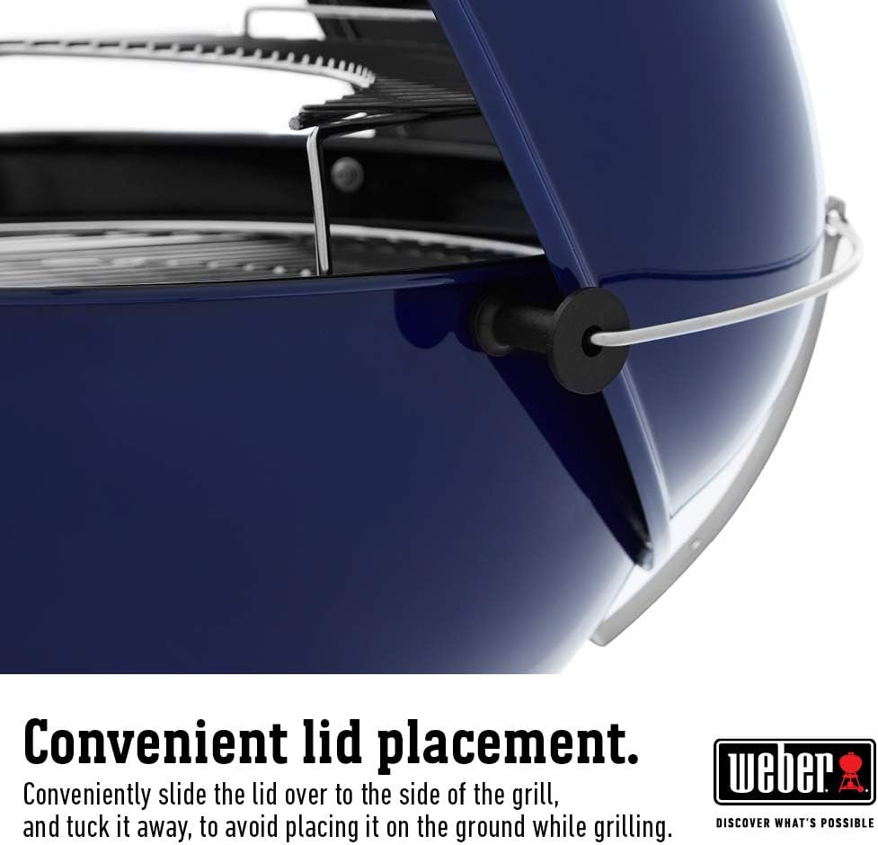 Weber Master-Touch Charcoal Grill. Deep Ocean Blue - Image 9