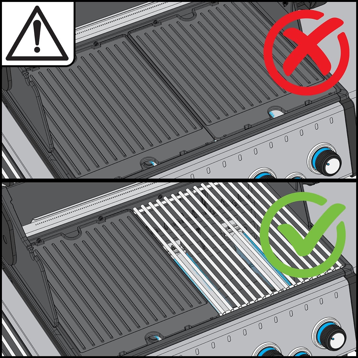 Broil King 11242 Exact Fit Cast Iron Griddle. Baron. Crown Series Gas Grills. and Crown Pellet Grills. Black - Image 9