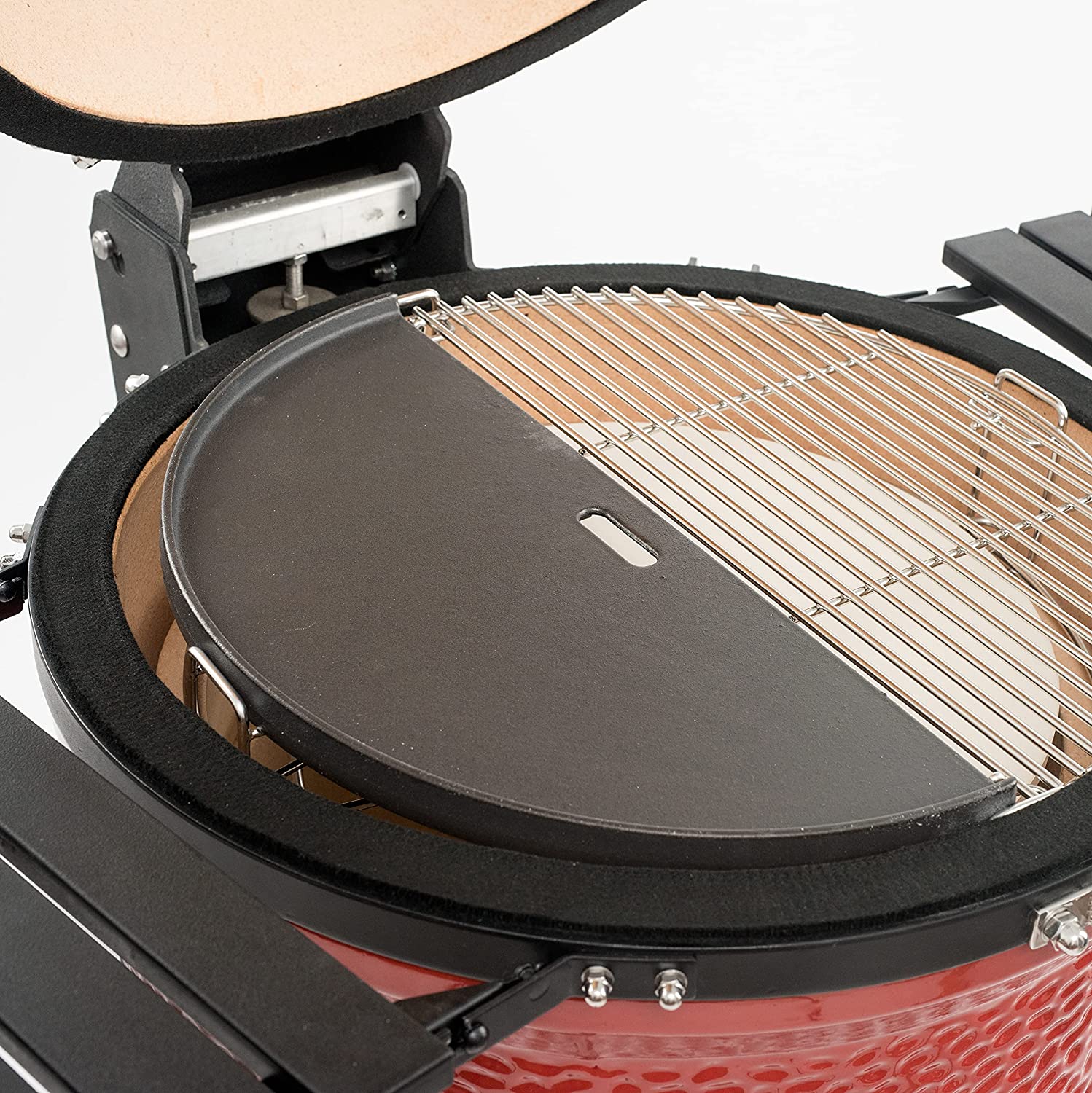 Kamado Joe: Classic Joe - Half Moon Cast Iron Reversible Griddle - Image 3