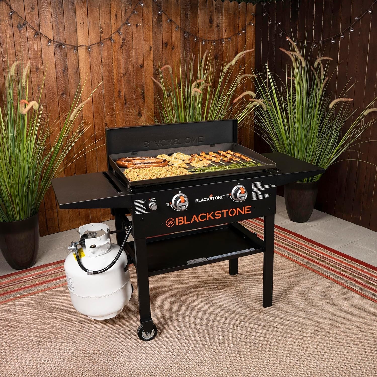 Blackstone 5003 28 Griddle Hard Cover. Powder Coated Steel. Black - Image 4