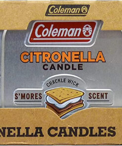 Coleman Scented Tin Citronella Candle - 3 Pack. S'Mores. Pine and Campfire