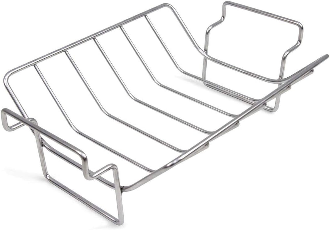 Kamaster Rib Rack and Roast Racks for Smoking and Grilling Fit Large and Xlarge Big Green Egg.Stainless Steel Dual-Purpose Turkey Rack - Image 7