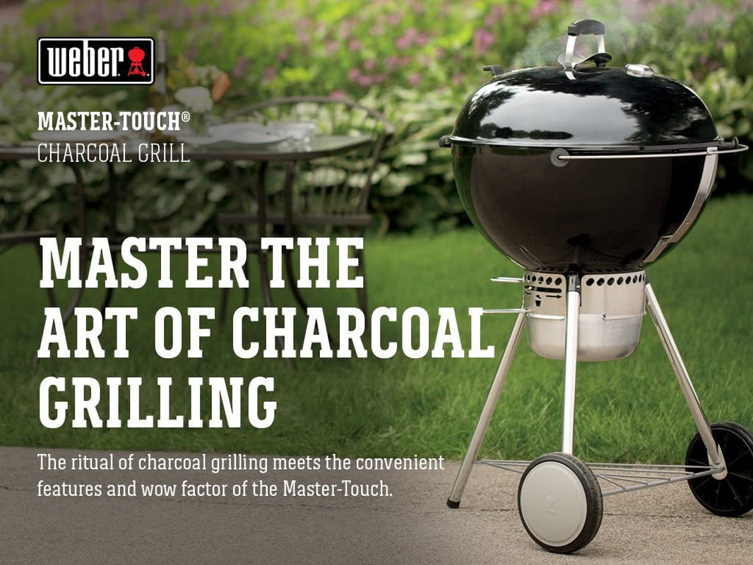 Weber Master-Touch Charcoal Grill. 22-Inch. Black - Image 4