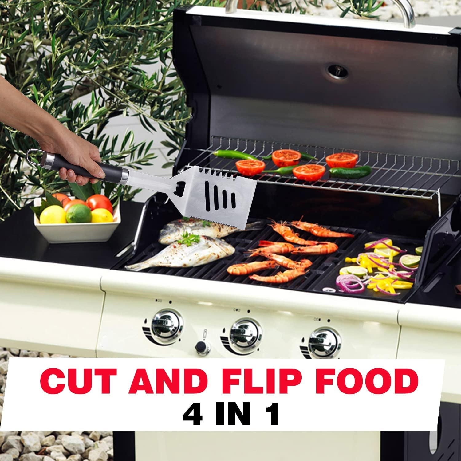 20Pcs Grill Tools Set.Stainless Steel BBQ Tools Set with Thermometer and Portable Case.Premium Grill Utensil Set-Ideal Grilling Gifts for Men&Women on Father'S Day. Christmas.Birthday - Image 2