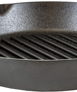 12 Cast Iron Dual Handle Grill Pan. Black