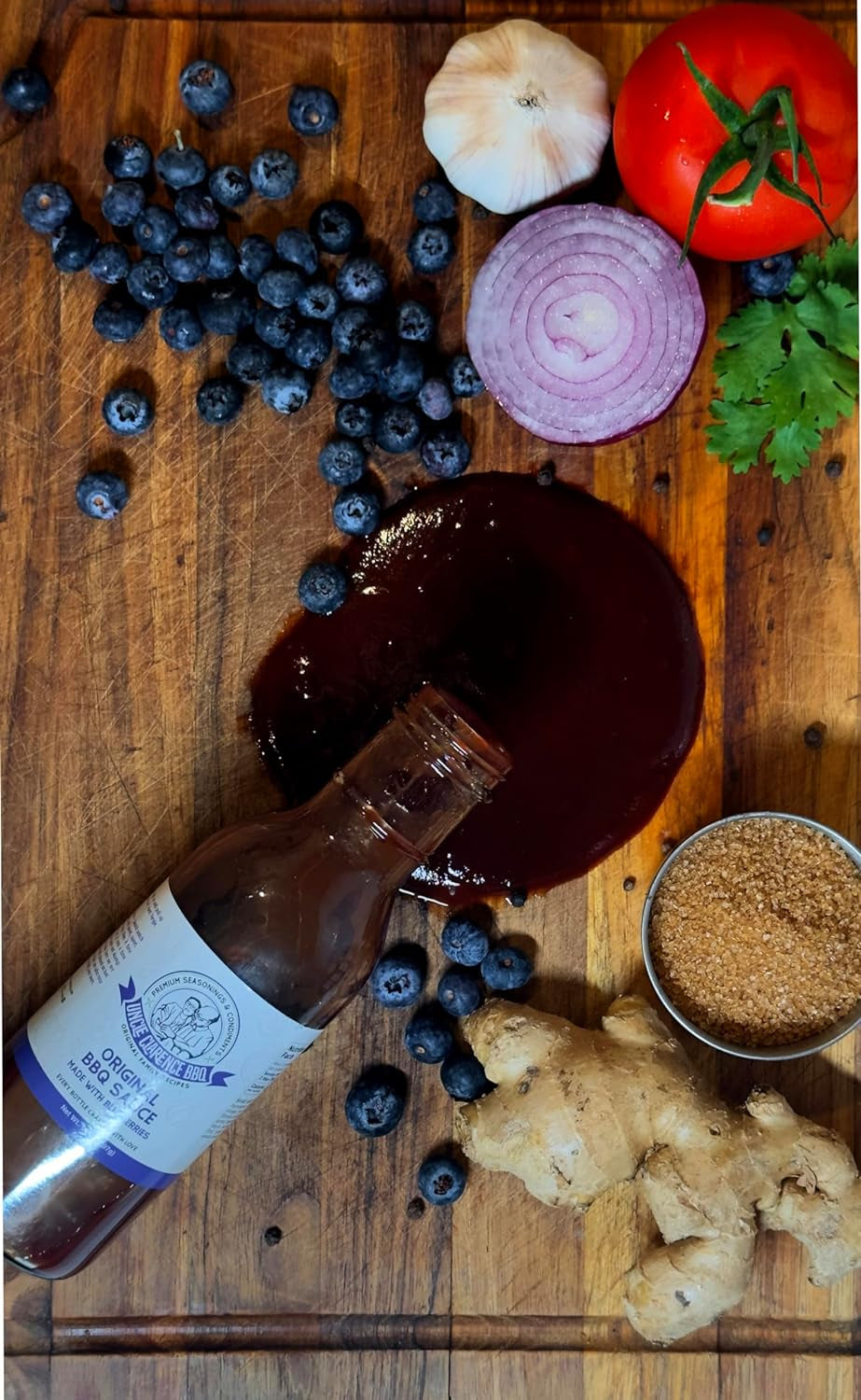 Uncle Clarence Original BBQ Sauce Made with Blueberries 2 Pack All Natural Barbecue Sauce Non GMO. No Preservatives. Vegan Great for Pork. Chicken. Beef. Vegetables - Image 7