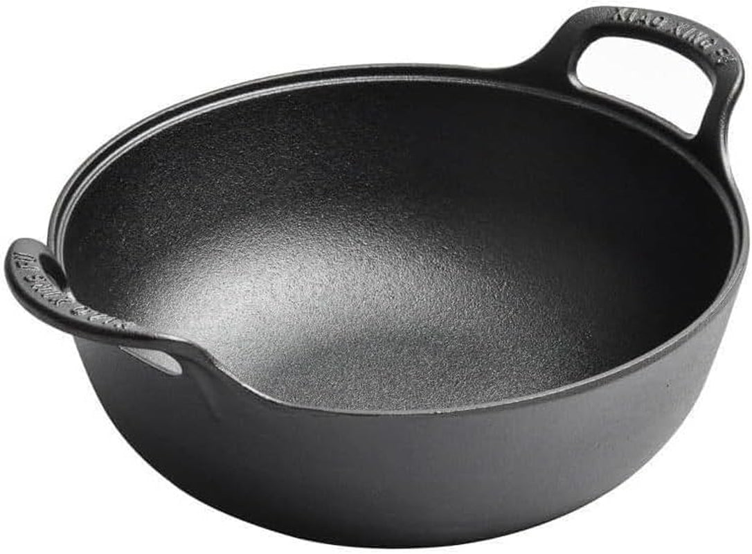 Cast Iron Wok with Handles. Pre-Seasoned Cast Iron Grilling Wok. Use in the Oven. on the Stove. or on the Grill (10 Inch) - Image 10