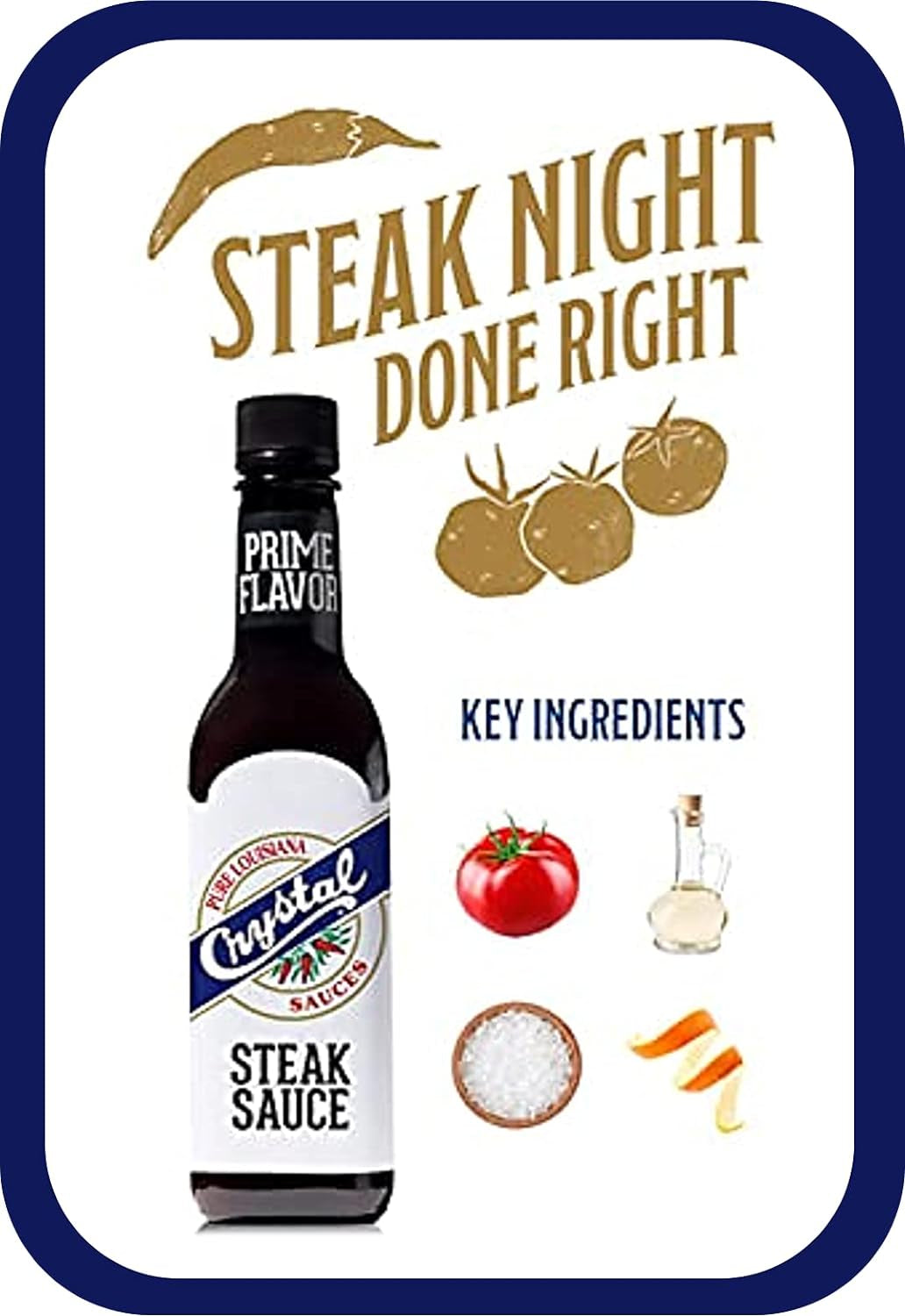 Crystal Louisiana'S Steak Sauce. 10 Ounce. Compliments Steak. Chicken. Pork. Grilled. Baked or Fried. Zesty & Smoky - Image 4