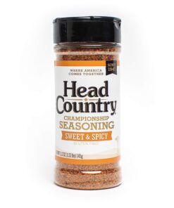 Head Country Bar-B-Q Championship Seasoning. Sweet & Spicy | Gluten Free. MSG Free Barbecue Seasoning with No Allergens | Sweet. Smoky Dry Rub Great on BBQ Chicken. Pork & Ribs | 5.12 Ounce. Pack of 1