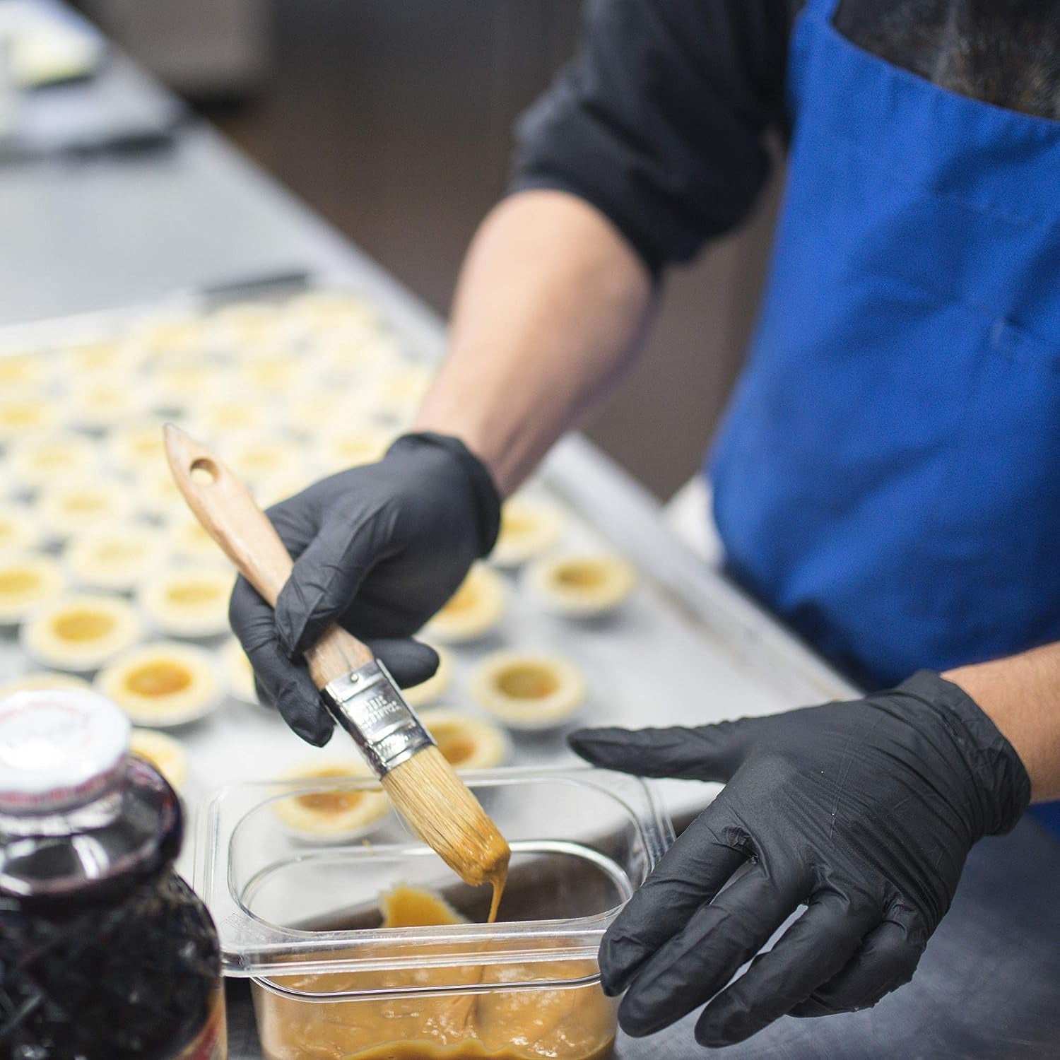 Black Nitrile Disposable Industrial-Grade Gloves 3 Mil. Latex and Powder-Free. Food-Safe. Non-Sterile. Lightly-Textured - Image 9