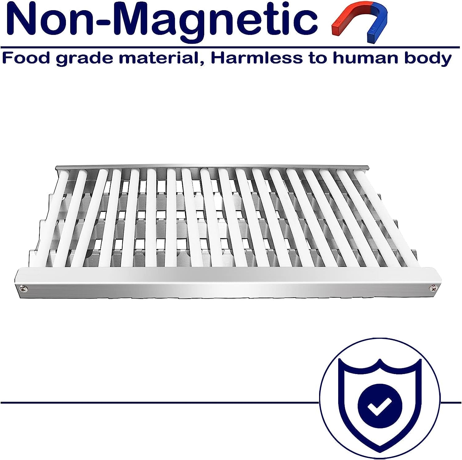 Grill Heat Plate Shield BBQ Ceramic Rod Complete Radiant Tray Replacement Parts for DCS 27DBQ. 27DBR. 27DSBQ. 27FSBQ. 36DBQ. 48DBQ. BGA27-BQ. BGB36-BQARN. BGB48-BQARL. Stainless Steel Gas Burner Cover - Image 5