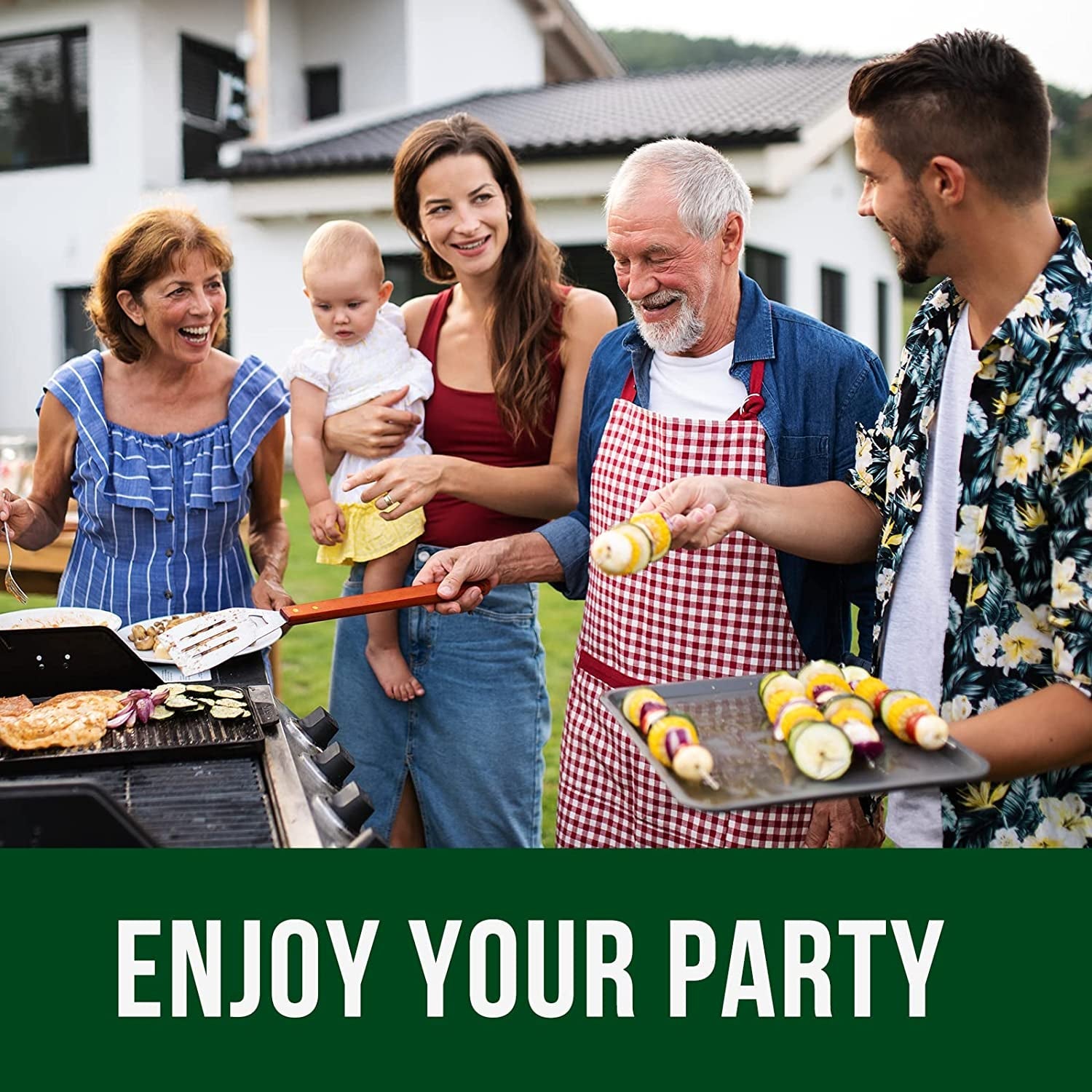 Garsum Natural BBQ Bamboo Skewers. Wooden Skewers for Assorted Fruits. Kebabs. Grill. Highly Renewable Natural Resources. Suitable for Kitchen. Party. Food Catering and Crafting 6(100 PCS) - Image 7