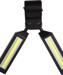 360-Degree Rotating LED Outdoor BBQ Grill Light. 5 X 7 Inches. Black