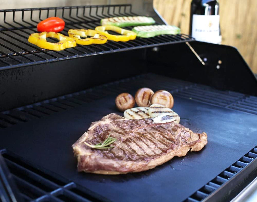 BBQ Grill Sheets Mat .100% Non Stick Safe .Extra Thick.Reusable and Dishwasher Safe. 3 Piece of (13X15.75) - Image 4