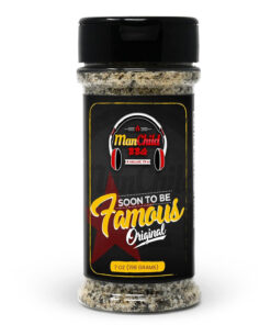 BBQ Rub by Manchild | Classic BBQ Rubs and Spices | Soon to Be Famous BBQ Seasoning Mix for Cooking. Grilling. Smoking Any Meat.Beef. Brisket. Steak. Pork. Chicken. Turkey | Gluten Free. No MSG. 7Oz