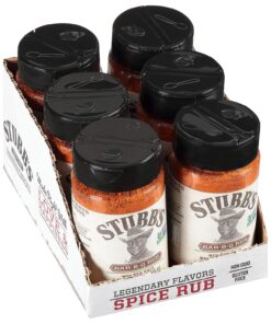 Stubb'S Bbq Rub. 4.62 Oz (Pack of 6)
