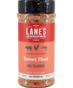 Lane'S Sweet Heat Rub and Seasoning- Premium Sweet and Spicy Rub | Delicious on Pork. Chicken and Seafood | Gluten Free BBQ Seasoning| No MSG | No Preservatives | Made in the USA | 10.4 Oz