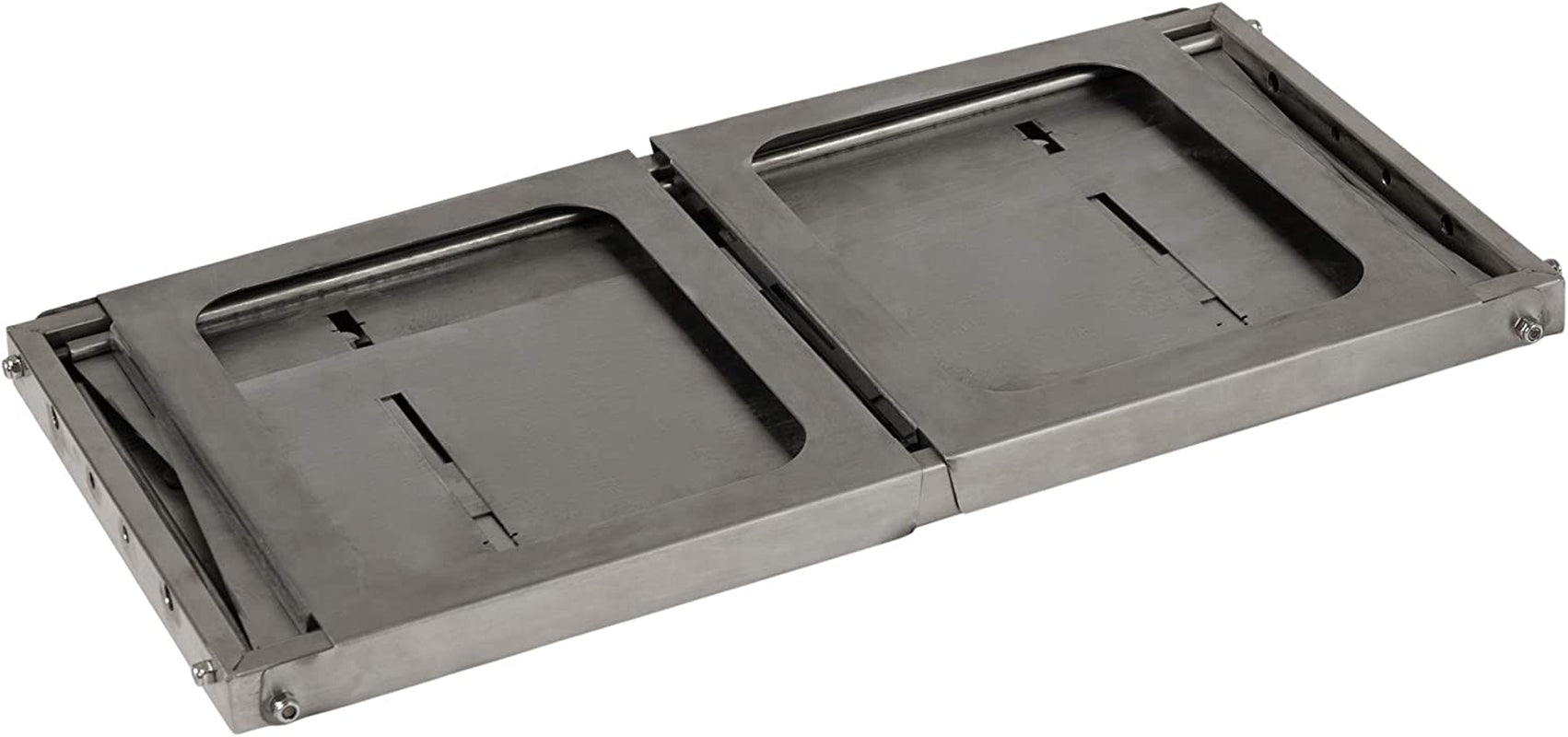 Fire Sense 63724 Stainless Steel Foldaway Charcoal Grill Heavy Duty Stainless Steel Construction for Outdoor Barbecues Camping Tailgating Traveling Charcoal Grate & Carry Bag Included - Image 3