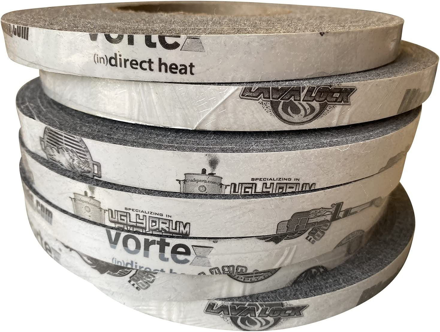 1/2 X 1/8 Lavalock High Temp BBQ Gasket Smoker Seal for Nomex Door Lid. Self Stick Grey - Image 7