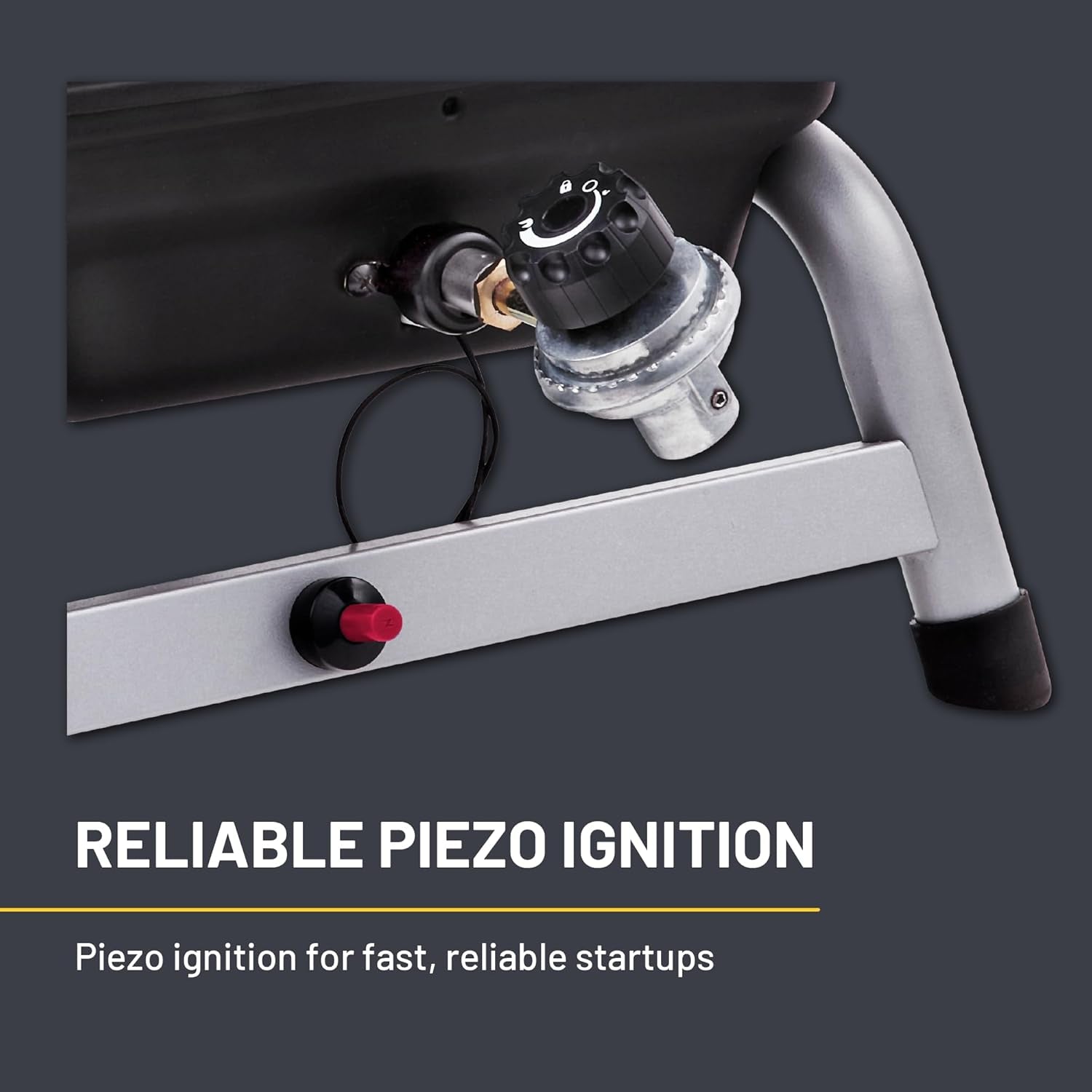 Char-Broil® 1-Burner Portable Propane Gas Grill. Black – 17402049 - Image 7