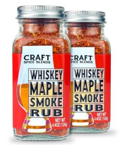 Craft Spice Blends (Whiskey Maple Smoke Rub 2 Pack) | All Natural