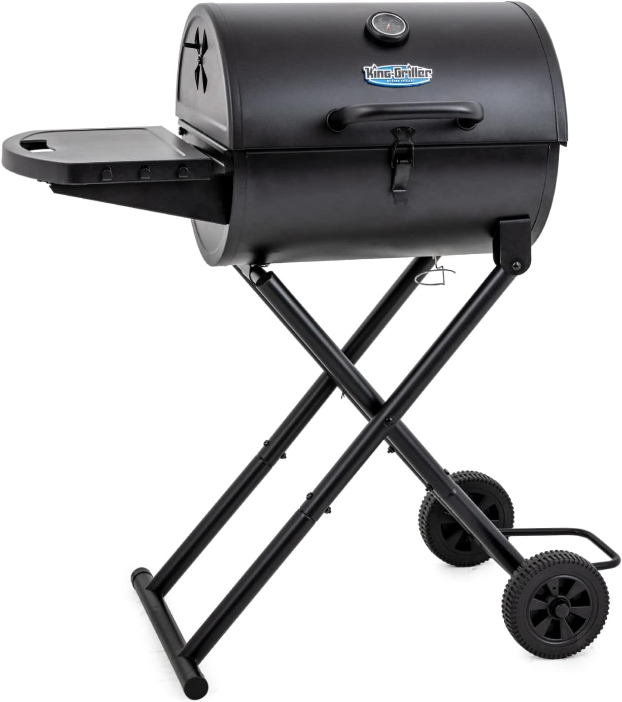 Char-Griller E1816 King-Griller Gambler Portable Charcoal Grill in Black - Image 3