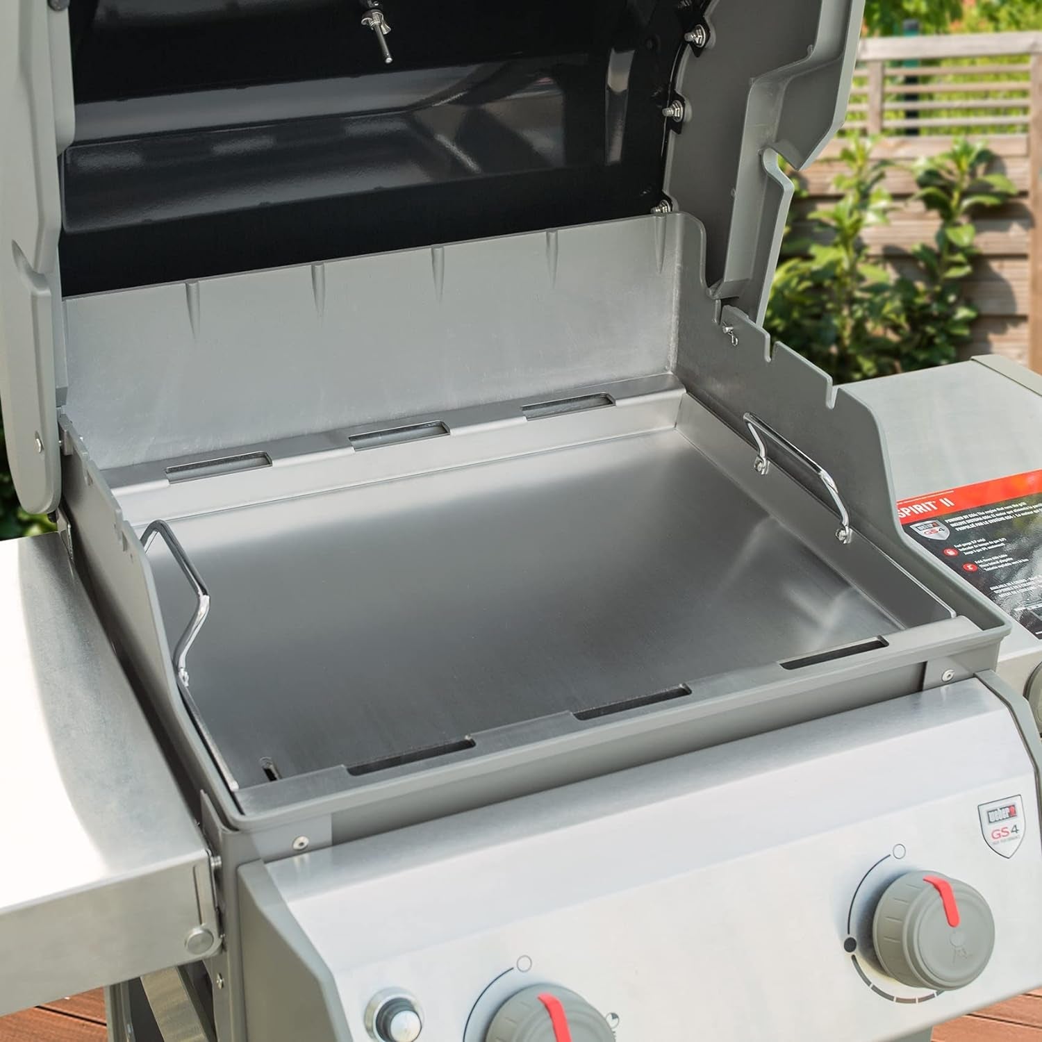 Full Size Griddle Insert for Weber Spirit 200 Series Gas Grill. Stainless Steel Flat Top Griddle for Weber Spirit I & II S-210 E-210 E-215 E-220 - Image 4