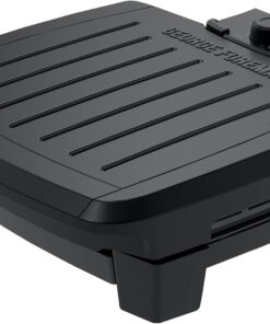 GEORGE FOREMAN® Contact Submersible™ Grill. 5-Serving Grill - Adjustable Temperature Control. Black Plates. Wash the Entire Grill