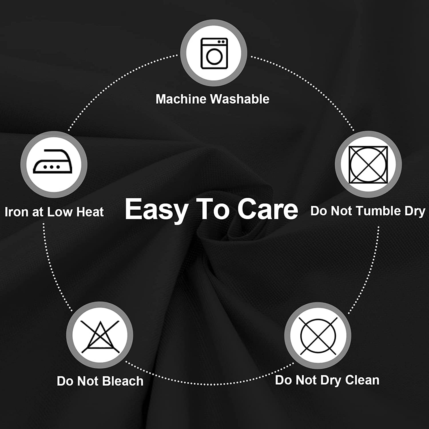 Outdoorlines Waterproof Heavy Duty BBQ Grill Cover - Universal Barbecue Grill Covers UV Resistant Barbeque Gas Grill Cover for Outdoor Universal Grills. 58L X 24W X 44H Inch. Black - Image 8