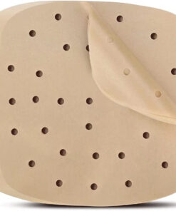 Air Fryer Parchment Paper Liners: 200PCS 8.5 Inch Square Perforated Parchment Paper for Air Fryer. Premium Bamboo Steamer Liner for Air Fryers Baking Cooking Oven