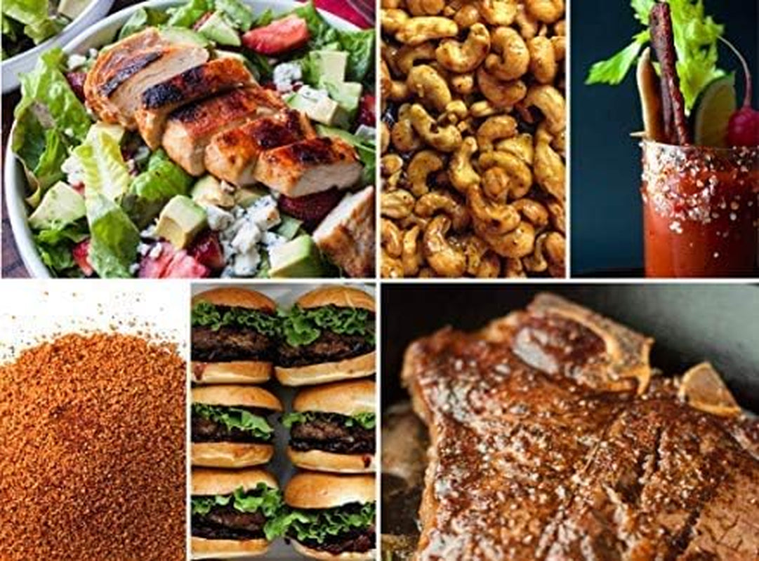 Spiceology - Smoky Honey Habanero - Sweet & Spicy BBQ Rub - Barbeque Rubs. Spice Blends and Seasonings for Smoking or Grilling - Use On: Chicken. Wings. Pork. Steak. Nuts. Butter. Bacon. or Burgers - 5.7 Oz - Image 9