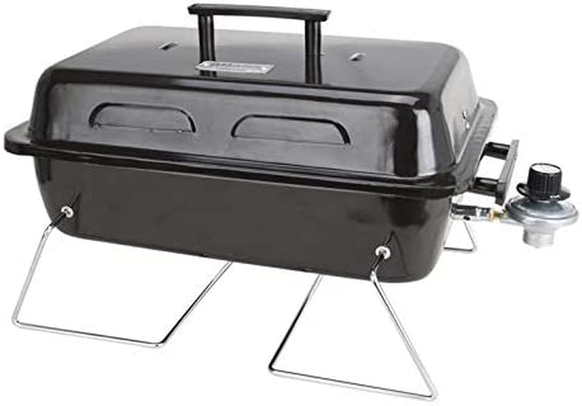Duke Grills Omaha Go Anywhere Portable Gas Grill - Mini BBQ Propane Grill for Camping. RV. Tailgate - Cooks 8 Hamburgers at Once - Long Life Steel - Foldable Legs - Image 3