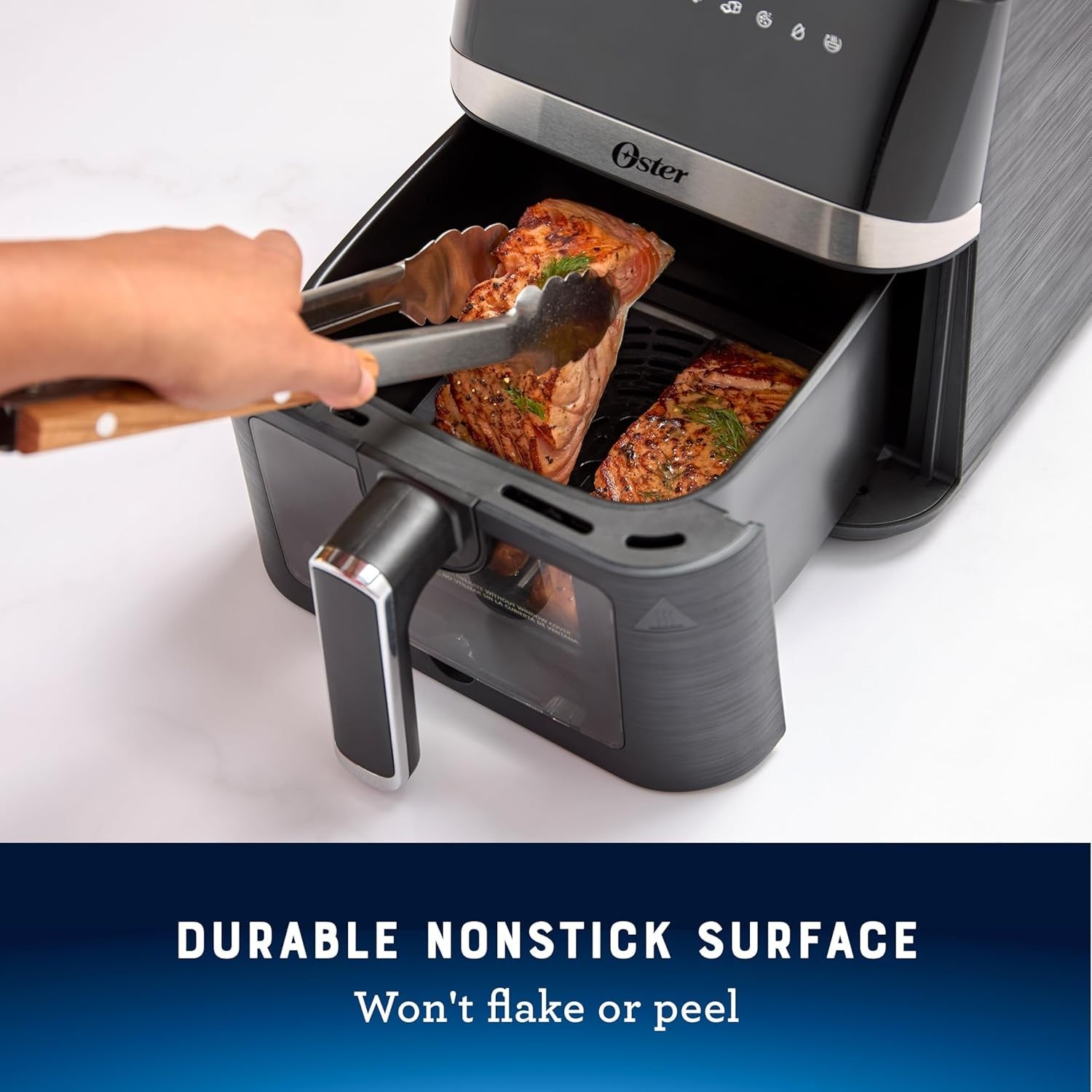 Oster Air Fryer 4 Quart Digital Air Fryer Medium with Window - Image 6