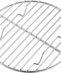 CAMPINGMOON round Roasting Baking Steaming Cooling Rack Cooking Grid Grill Stainless Steel Fits for Dutch Oven (Diameter Φ6.7Inch. W17)
