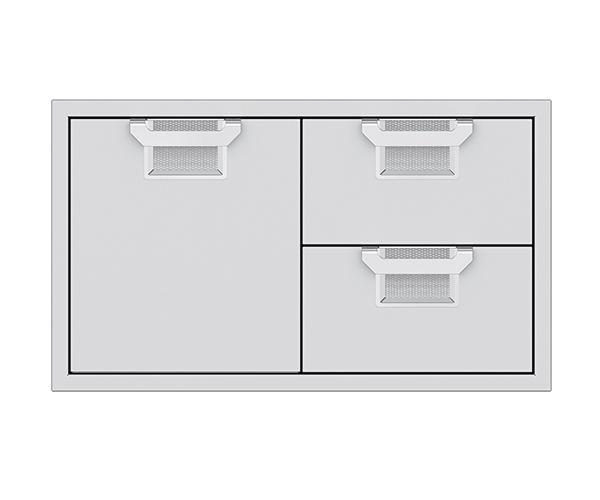 Aspire: 36 Double Drawer and Storage Door Combo