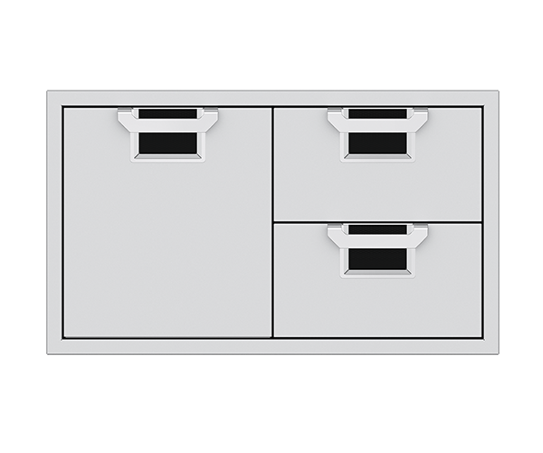 Aspire: 36 Double Drawer and Storage Door Combo - Image 2
