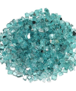 American Fire Glass:  1/2  Reflective Glass- 10 LB Jar