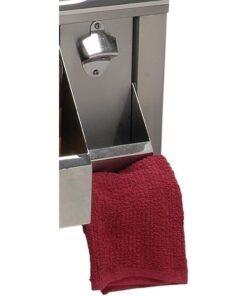 Alfresco: Versa Sink Bottle Opener w/ Cap Catch & Towel Rack