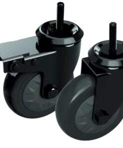 Big Green Egg: 2 Caster Kit (1 locking 1 non-locking) fits Modular Nests & Wood Tables