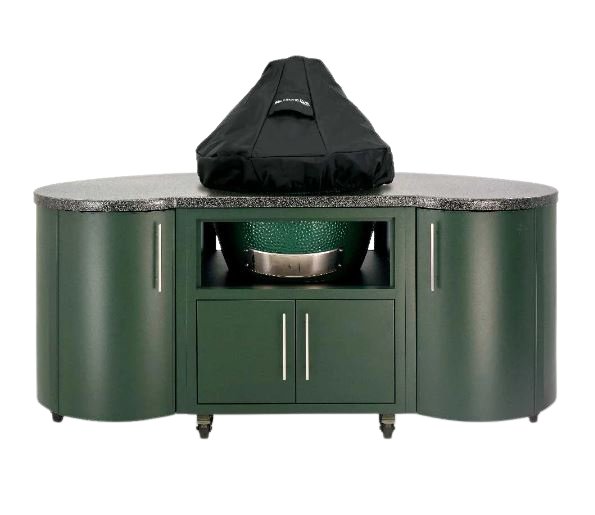 Big Green Egg:  Ventilated Dome Cover w/piping and handle for XL & L Built-in