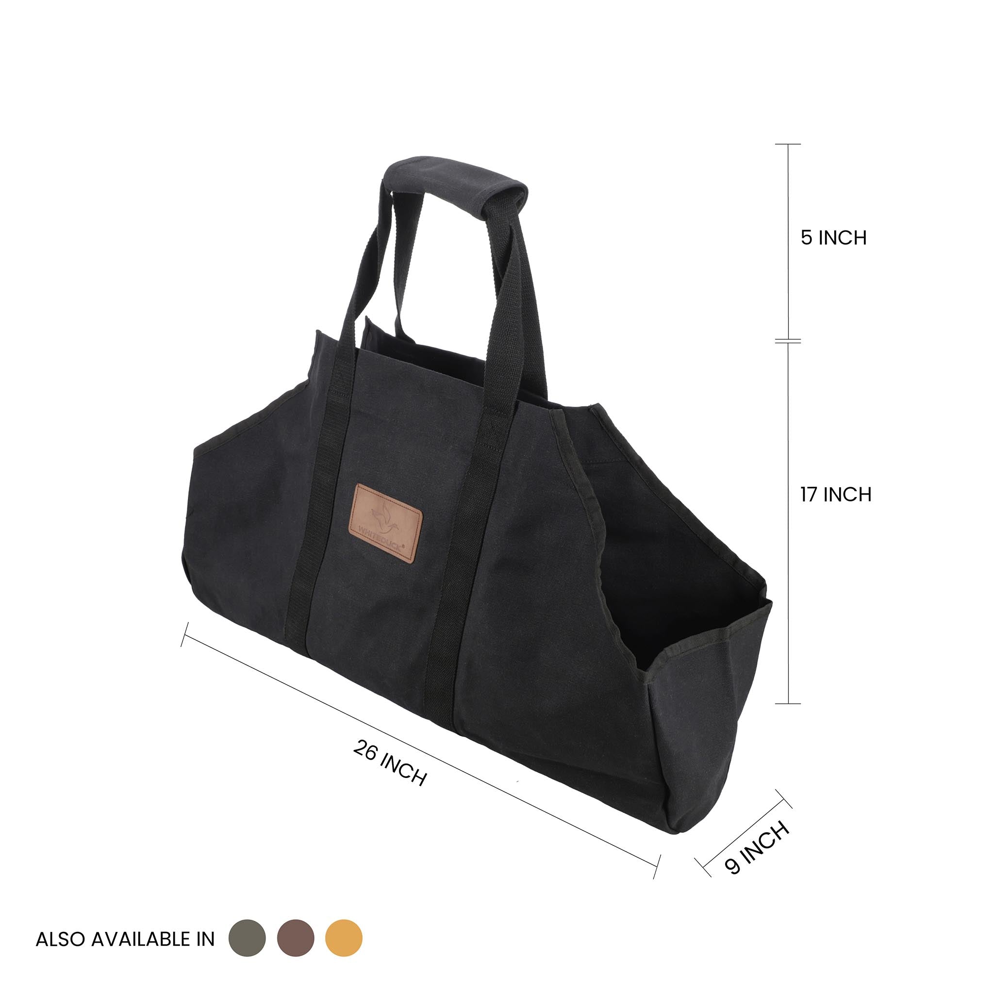 Boat Shape Canvas Firewood Log Carriers - Image 10