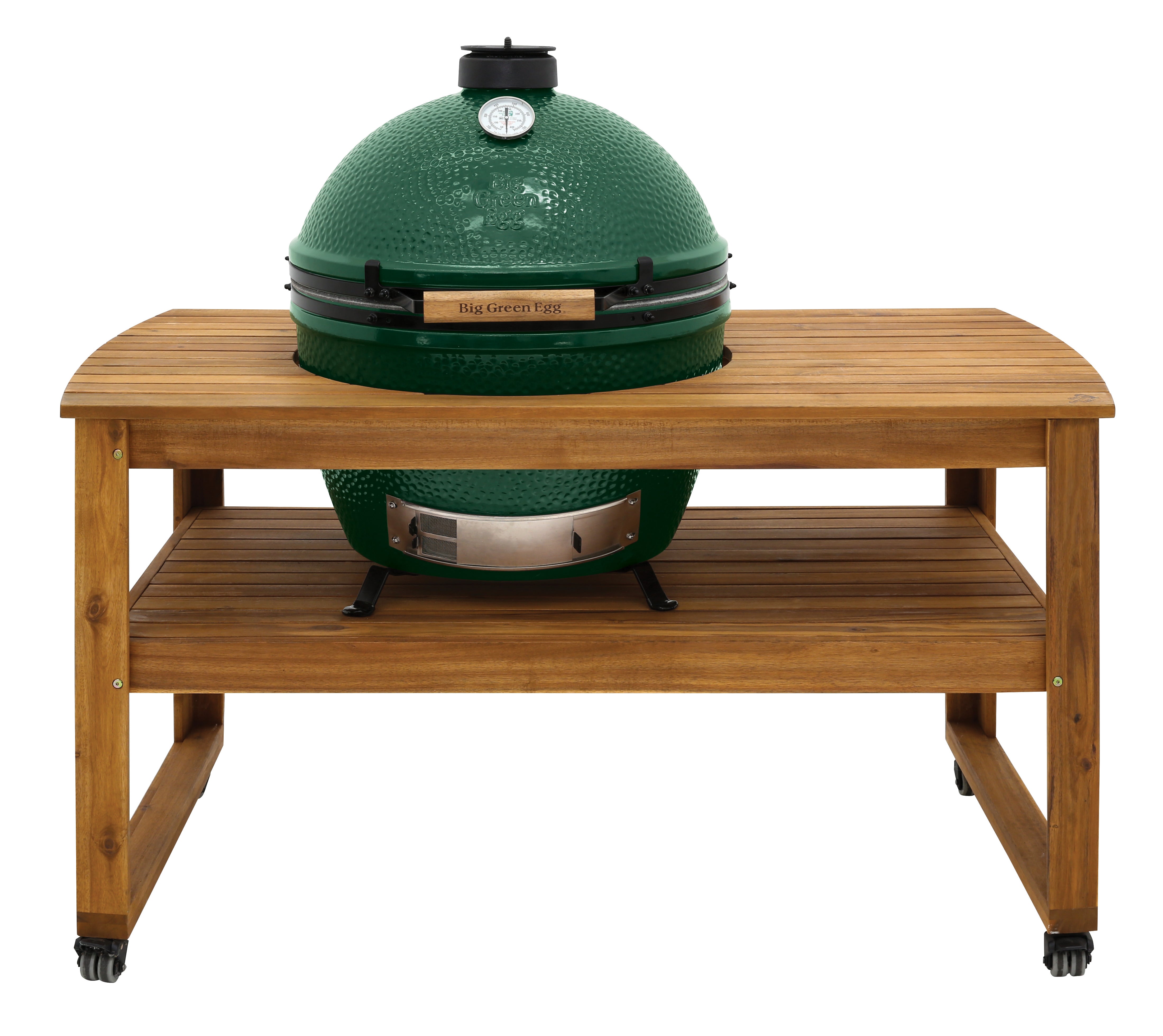 Big Green Egg: XL Solid Acacia Hardwood Table - Image 3