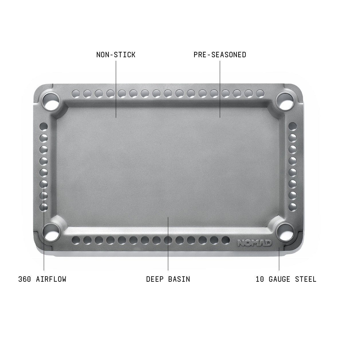 NOMAD Carbon Steel Griddle - Image 2