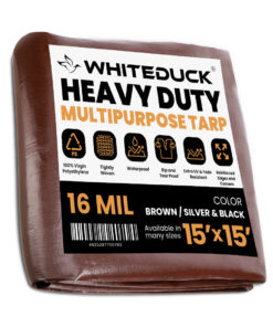 15' x 15' Super Heavy Duty Poly Tarp