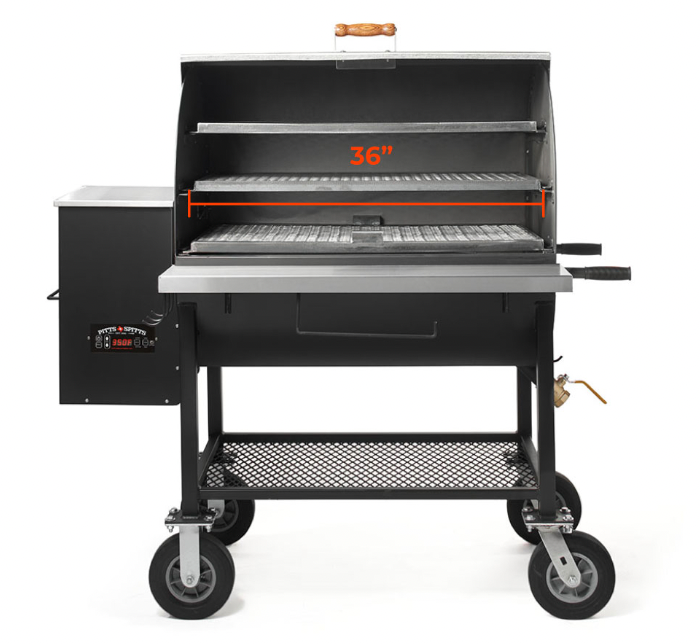 Pitts & Spitts: Maverick 2000 Pellet Grill w/ 8 Wheel Upgrade - Image 4