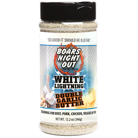 Old World Spices: Boars Night Out White Lightning Double Garlic Butter