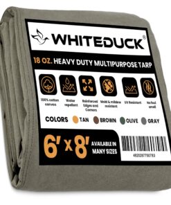 18 oz. 100% Cotton Canvas Tarp