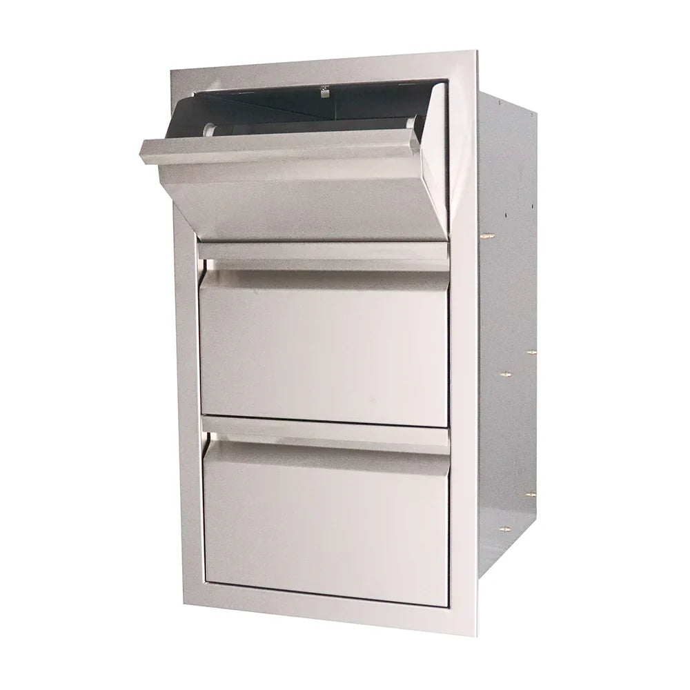 Renaissance: 17 Valiant Double Drawer w/ Paper Towel Holder - Image 3