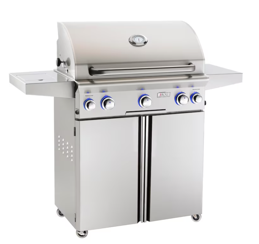 American Outdoor Grill: 30 AOG Grill on Cart. w/ Lights