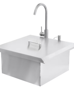 PCM: 21 Outdoor Rated Drop-In Bar Sink With Hot/Cold Faucet